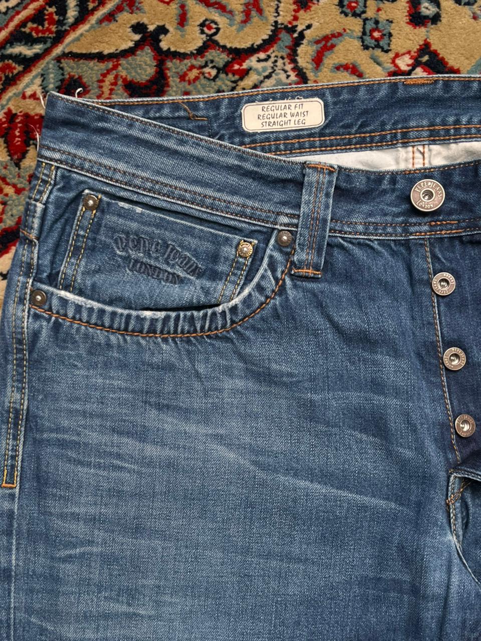 Pepe Jeans London Straight Fit BLUE JEANS