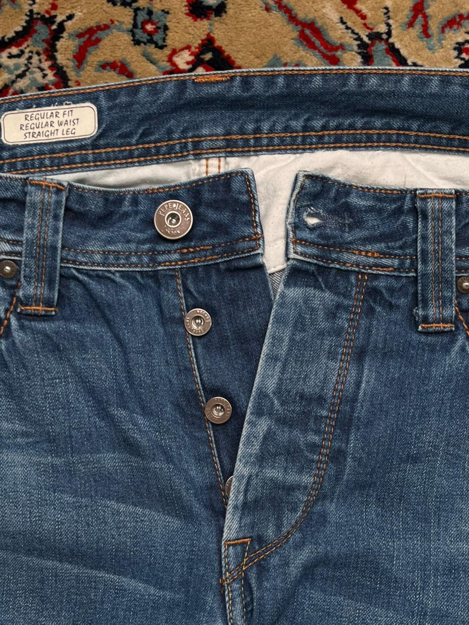 Pepe Jeans London Straight Fit BLUE JEANS