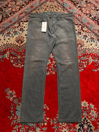 Diesel Braddom(SLIM-STRAIGHT FIT) DIRTY GREY WASH SLIGHTLY STRETCHABLE JEANS - 36