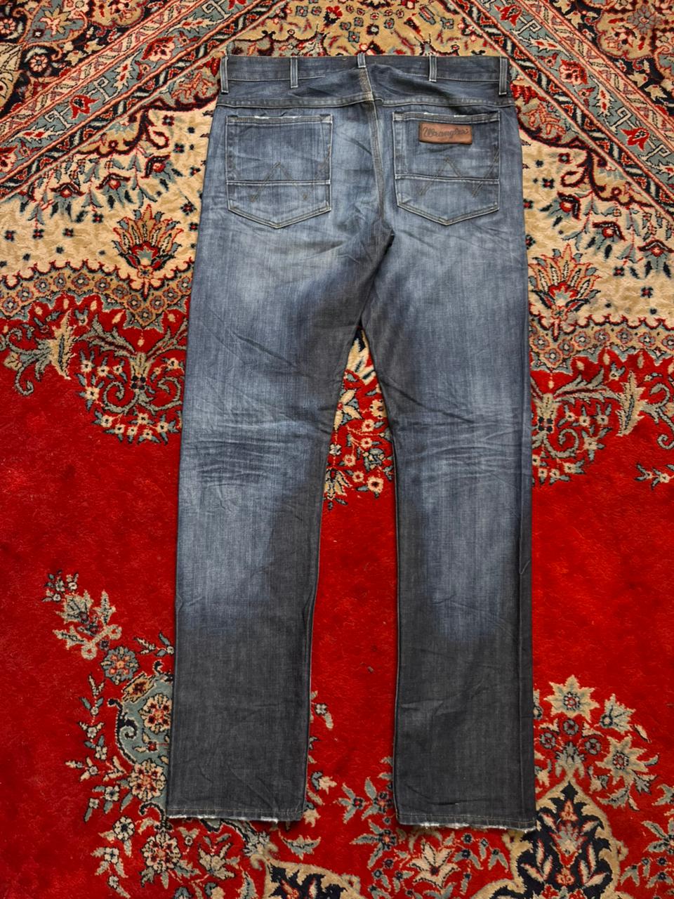 Wrangler Ben STRAIGHT FIT WASHED INDIGO JEANS