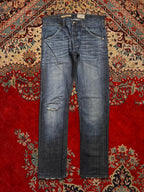 Wrangler Ben STRAIGHT FIT WASHED INDIGO JEANS - 34