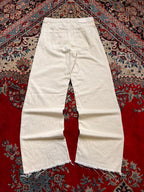 MANGO Cream COLORED BAGGY Women PANTS