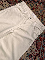 MANGO Cream COLORED BAGGY Women PANTS
