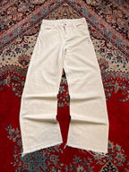 MANGO Cream COLORED BAGGY Women PANTS