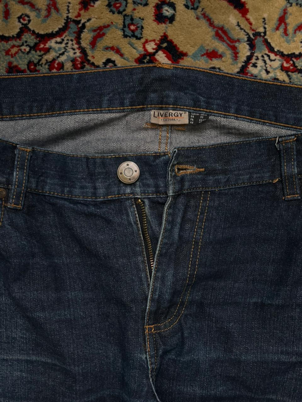 Livergy Dark Washed Indigo Straight fit Denim Pants