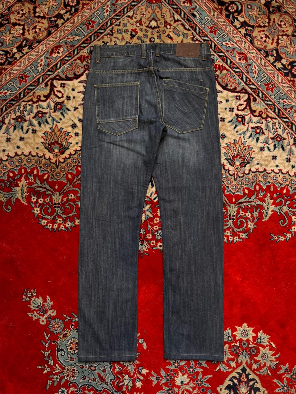 Brave Soul Heritage Dark Washed Indigo Straight Fit Jeans