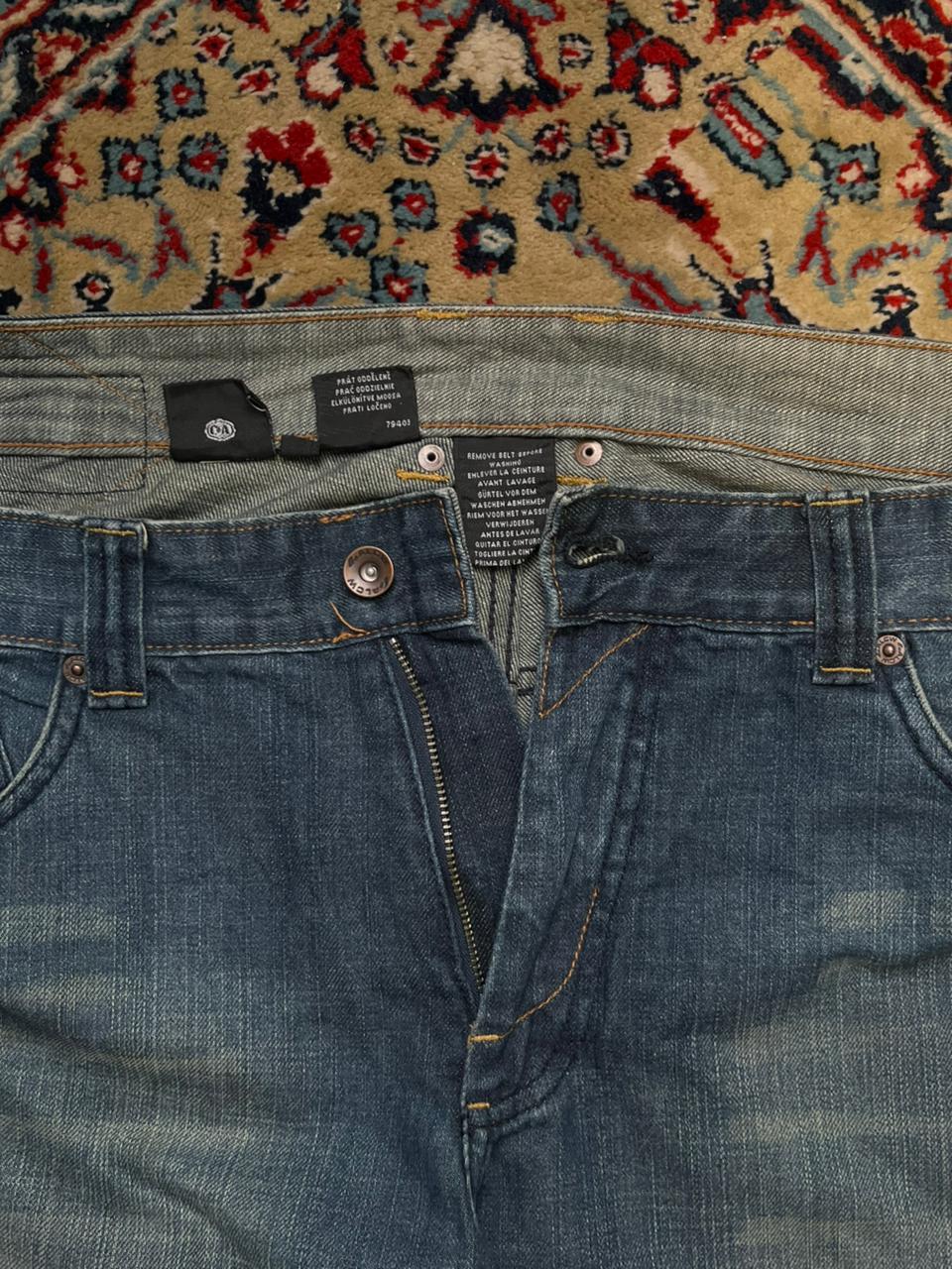 C&A FADED WASH Straight Relaxed Fit Denim Pants