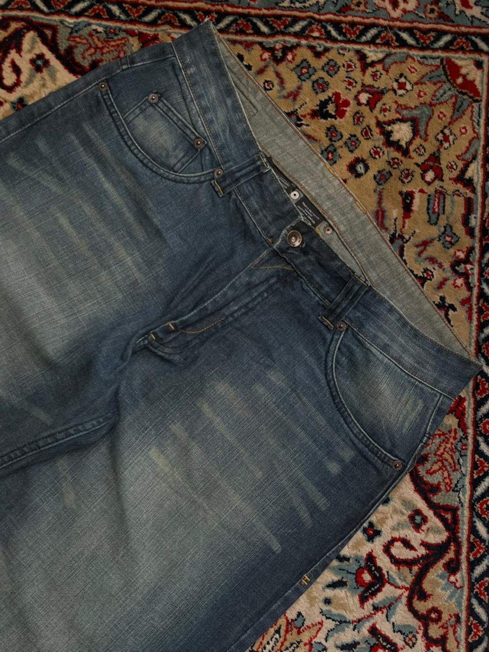 C&A FADED WASH Straight Relaxed Fit Denim Pants