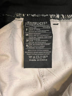 Complices Eagle Jet Black Straight Fit Cotton Pants - 36