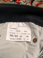 Mustang Tramper Fit(STRAIGHT FIT) Jet Black Jeans - 34