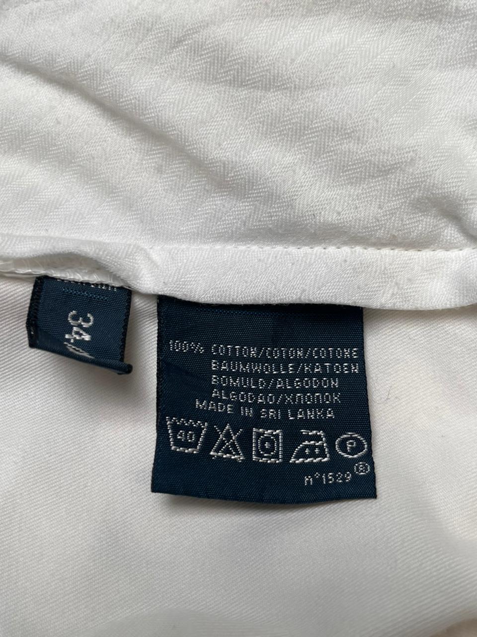 Polo Ralph Lauren White Straight Fit Cotton Pants