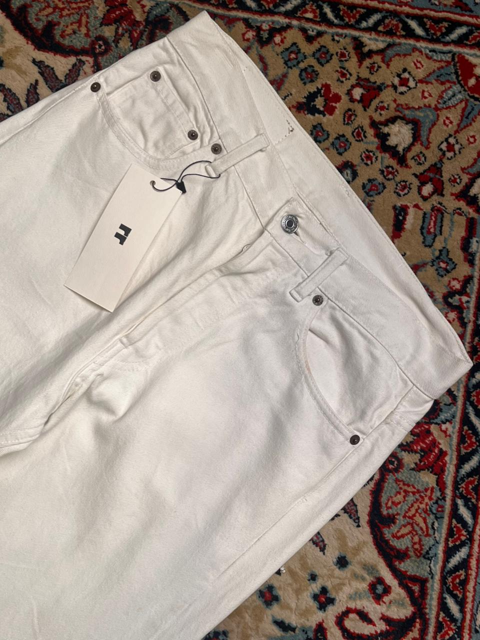 Levi's 501 White NON STRETCH Straight FIT Jeans