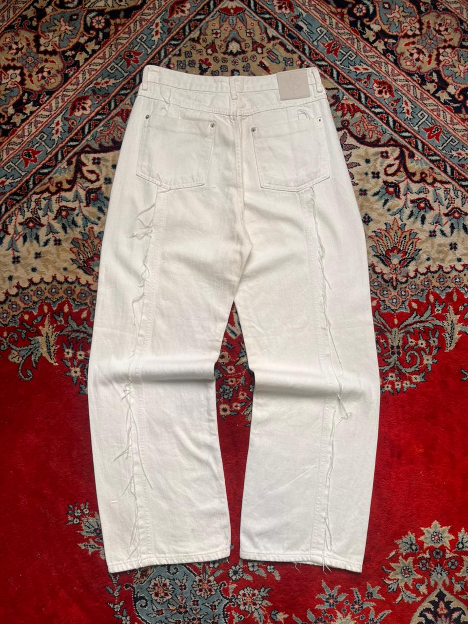 Develop Korea Distressed Straight Fit Jeans