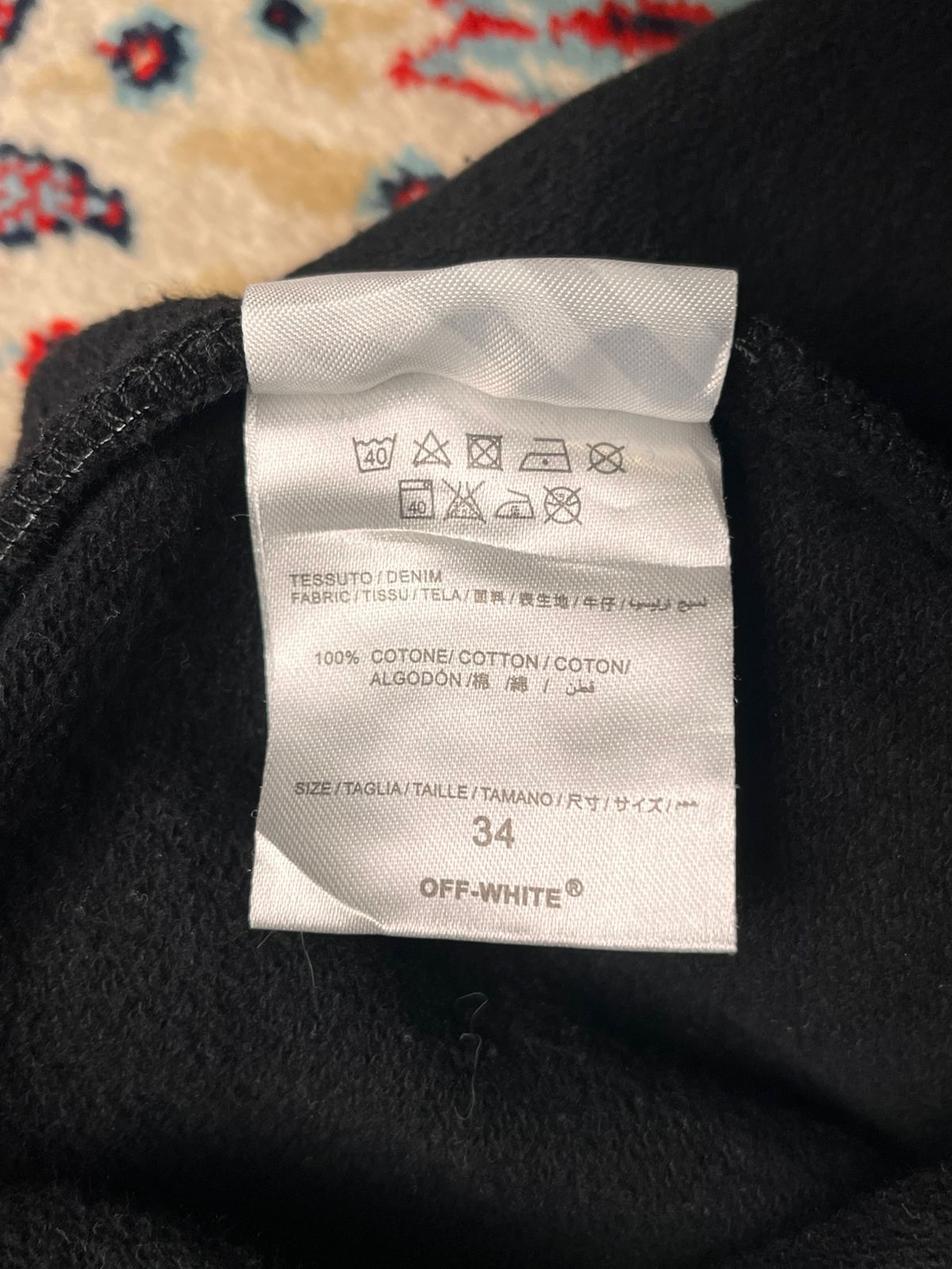 Off-White Paint All Over Slim-STRAIGHT FIT Sweatpants