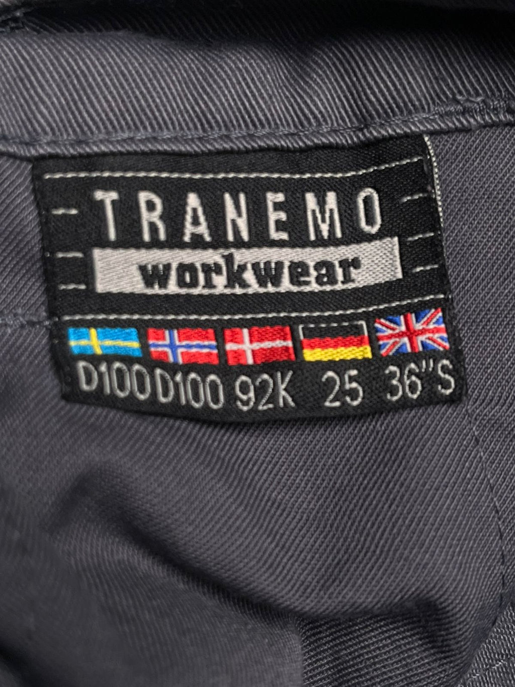 Tranemo Workwear Men's Grey Cargo Pants
