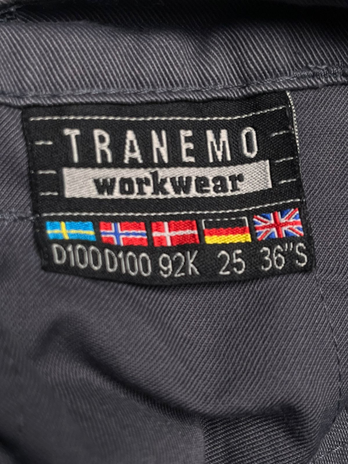 Tranemo Workwear Men's Grey Cargo Pants