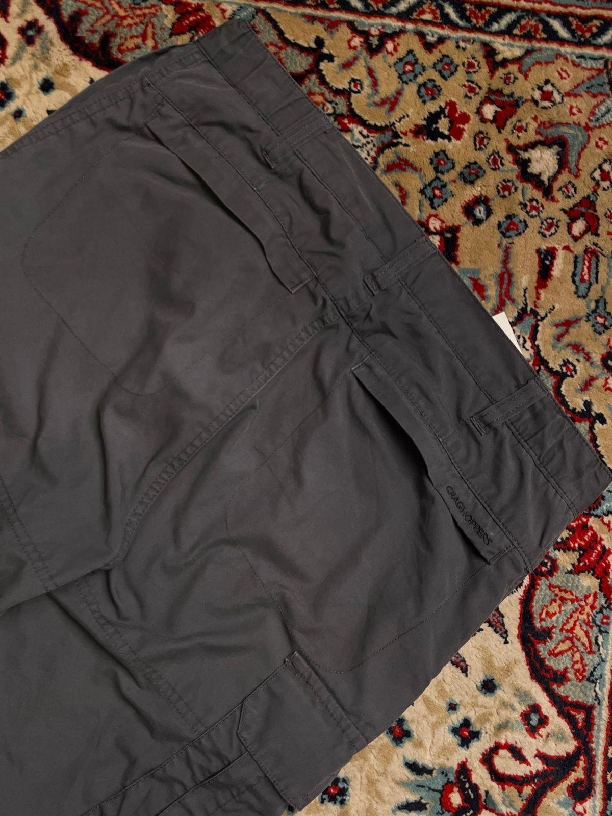 Craghoppers Grey Convertible Zip-Off Hiking Cargo Pants