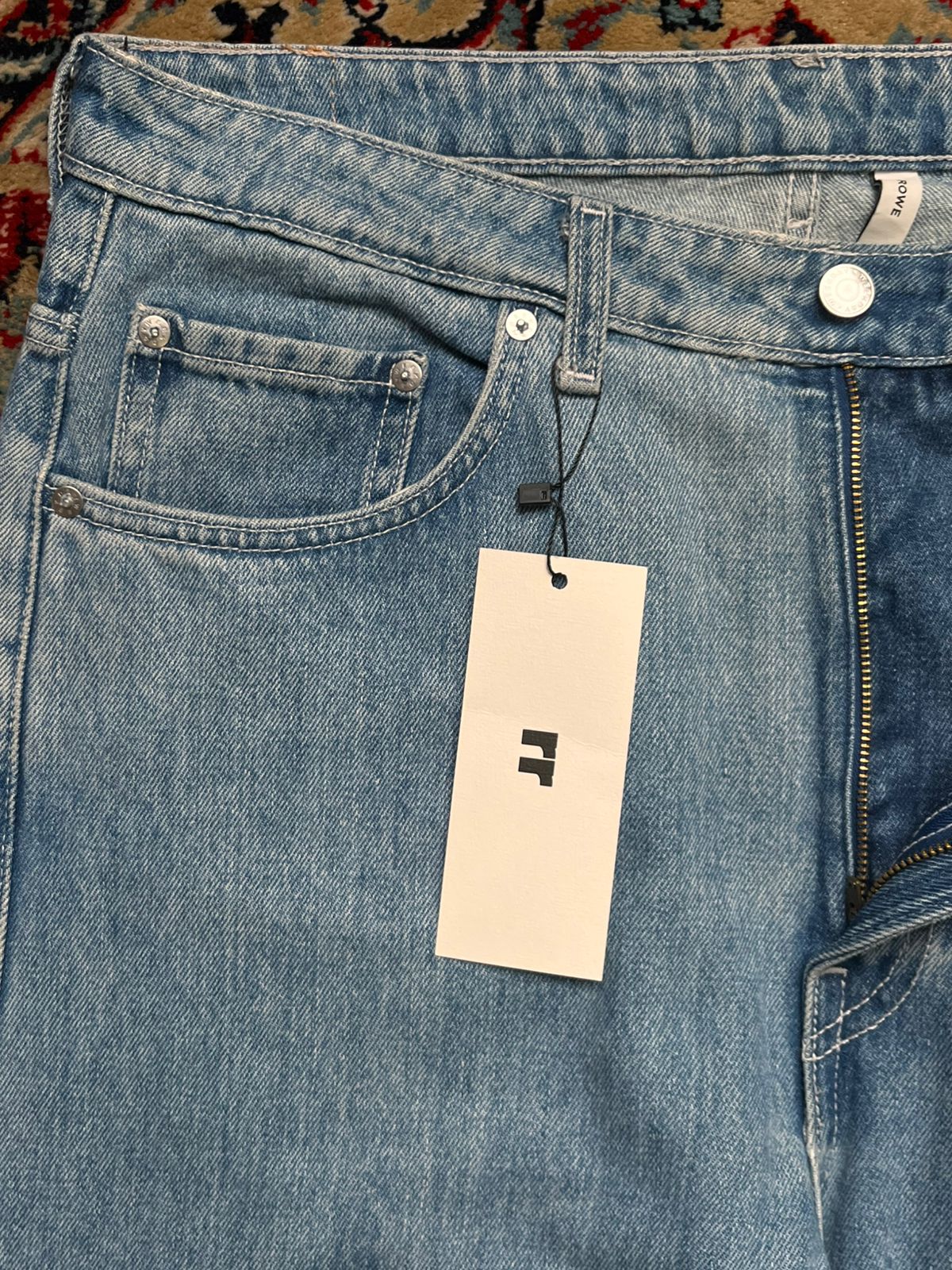 Weekday Rowe Jeans Light Wash BAGGY-STRAIGHT Fit