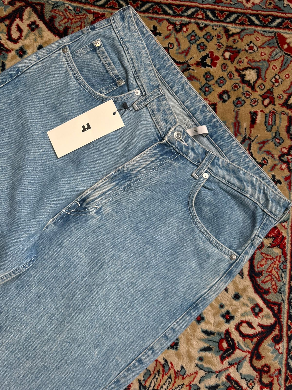 Weekday Rowe Jeans Light Wash BAGGY-STRAIGHT Fit