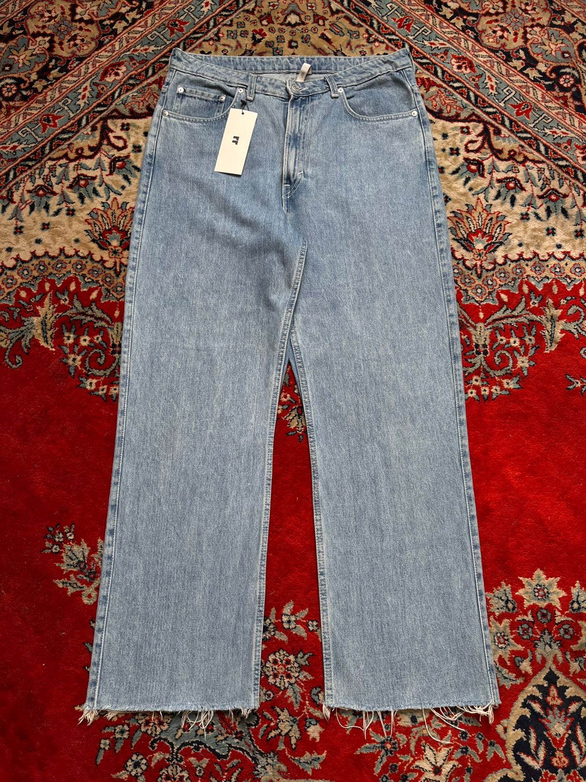 Weekday Rowe Jeans Light Wash BAGGY-STRAIGHT Fit