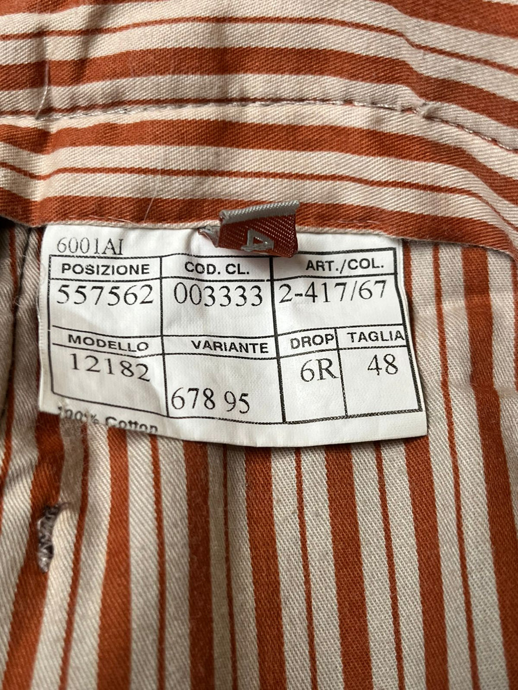 Brown Cotton Chinos Straight FIT Pants