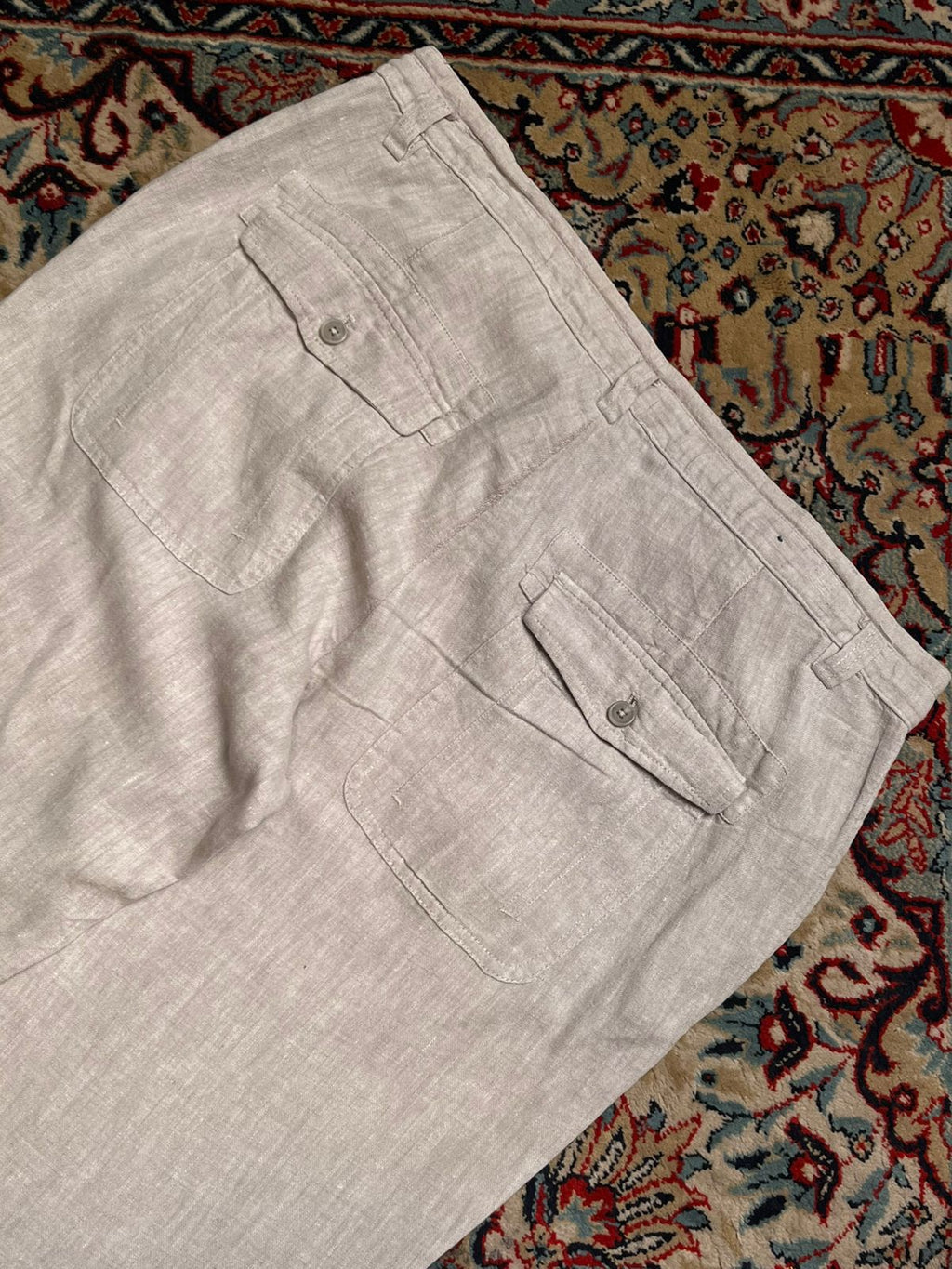 H&M Relaxed Linen Drawstring Pants