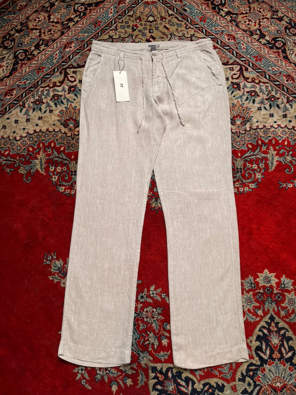 H&M Relaxed Linen Drawstring Pants