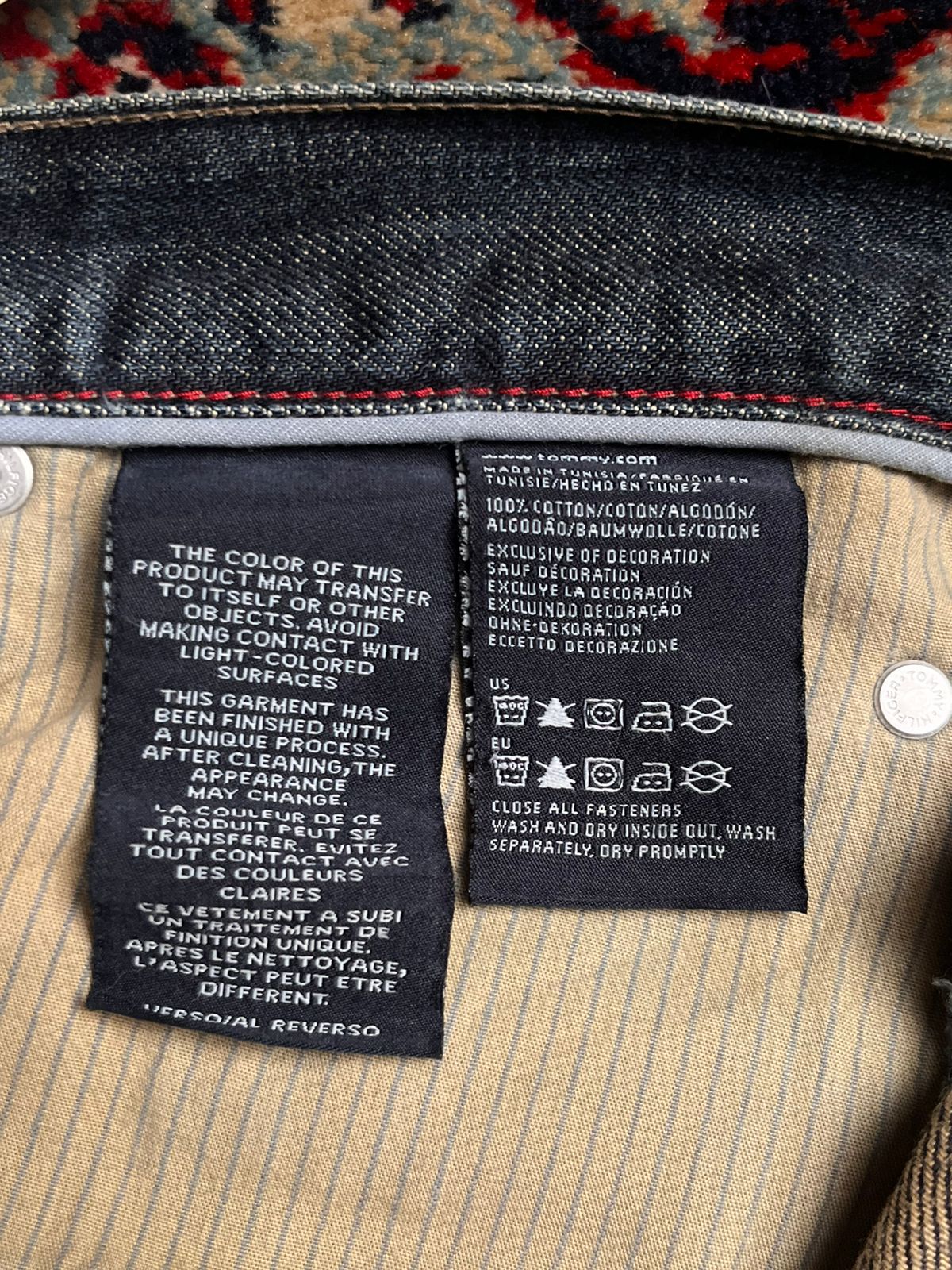 Tommy Hilfiger Straight Fit NON STRETCH Jeans