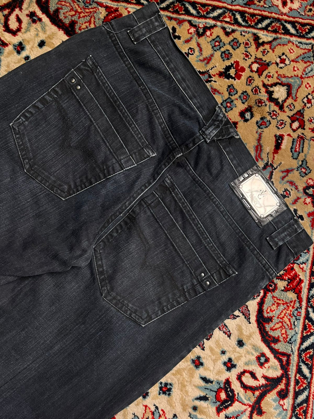 Versace Jeans Couture WASHED INDIGO Straight Fit JEANS