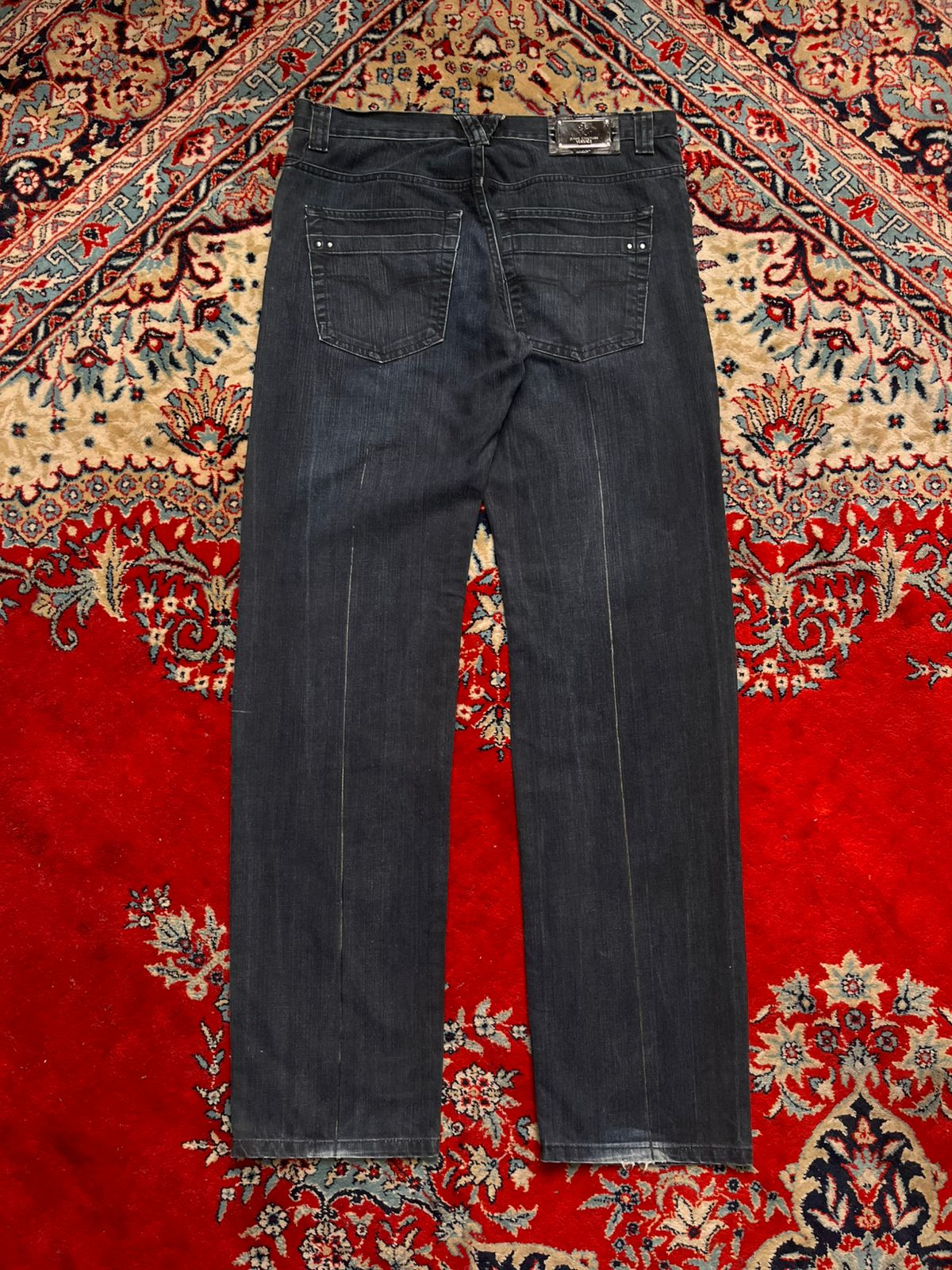 Versace Jeans Couture WASHED INDIGO Straight Fit JEANS