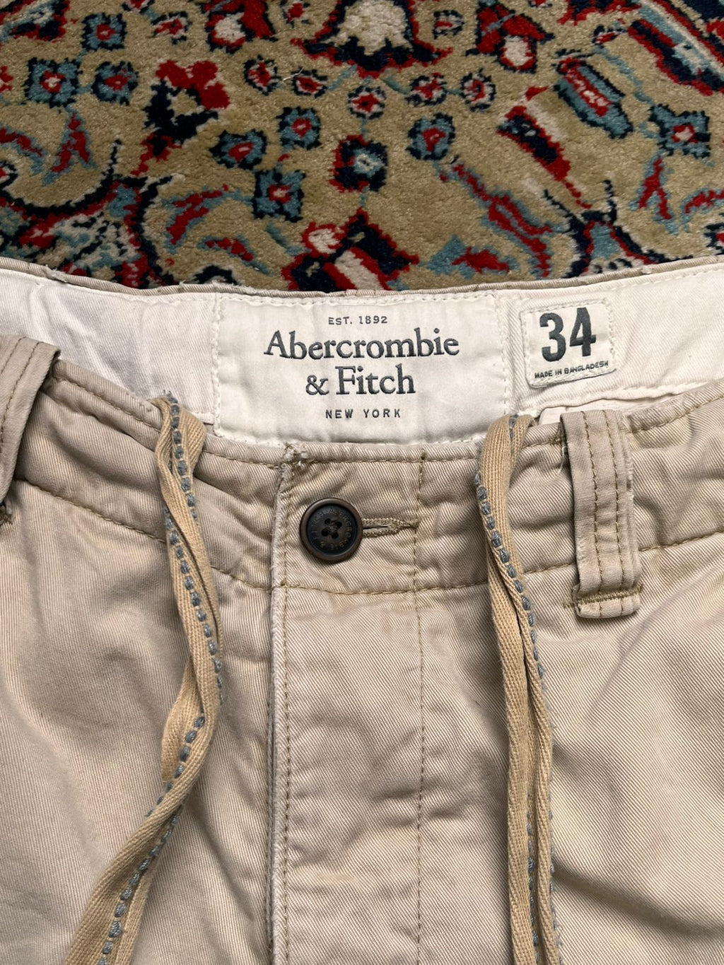 Abercrombie & Fitch Khaki Cargo Shorts