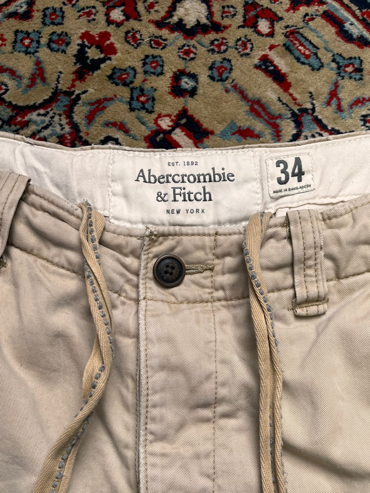 Abercrombie & Fitch Khaki Cargo Shorts