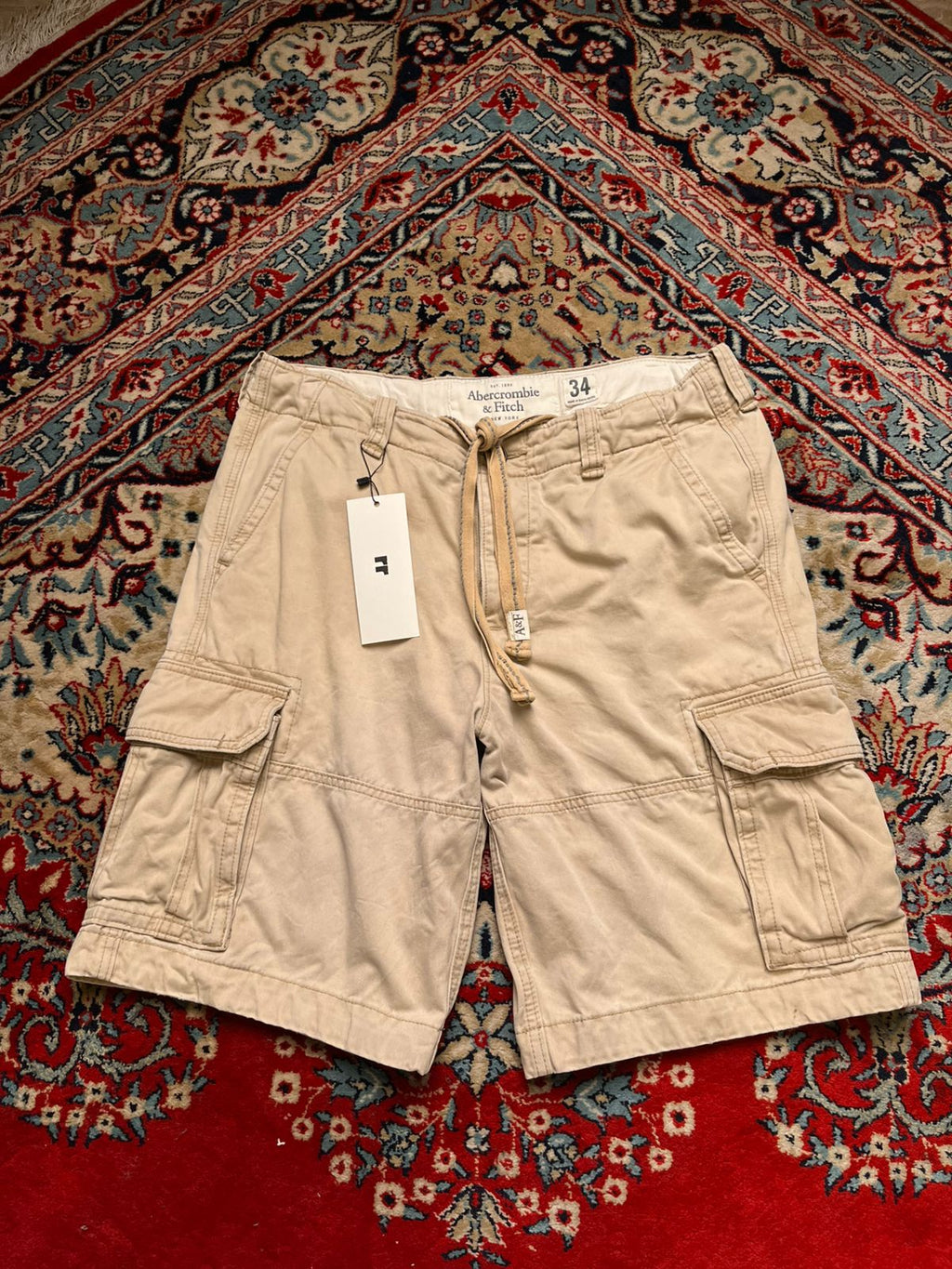 Abercrombie & Fitch Khaki Cargo Shorts