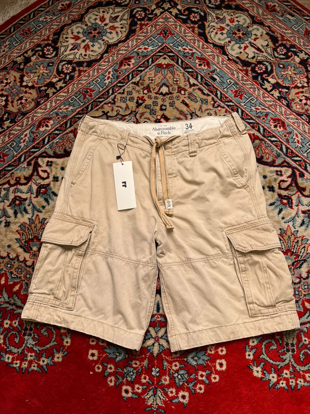 Abercrombie & Fitch Khaki Cargo Shorts