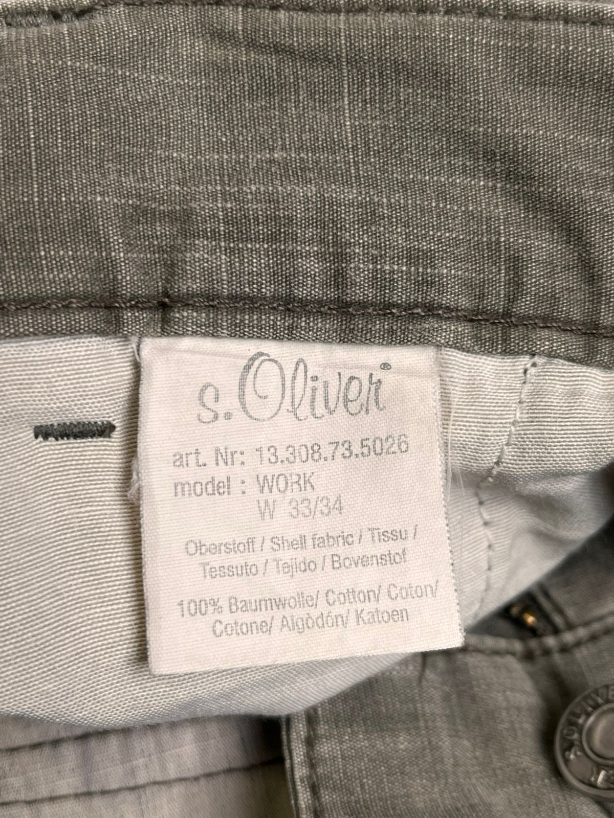 S.Oliver Rusty Faded Green Cargos