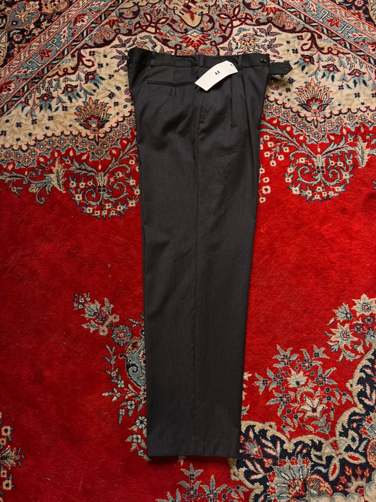 Hugo Boss Charcoal Grey Wool Dress Pants