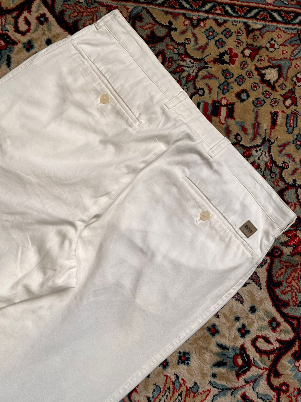 Hugo Boss Straight Fit Cotton Pants