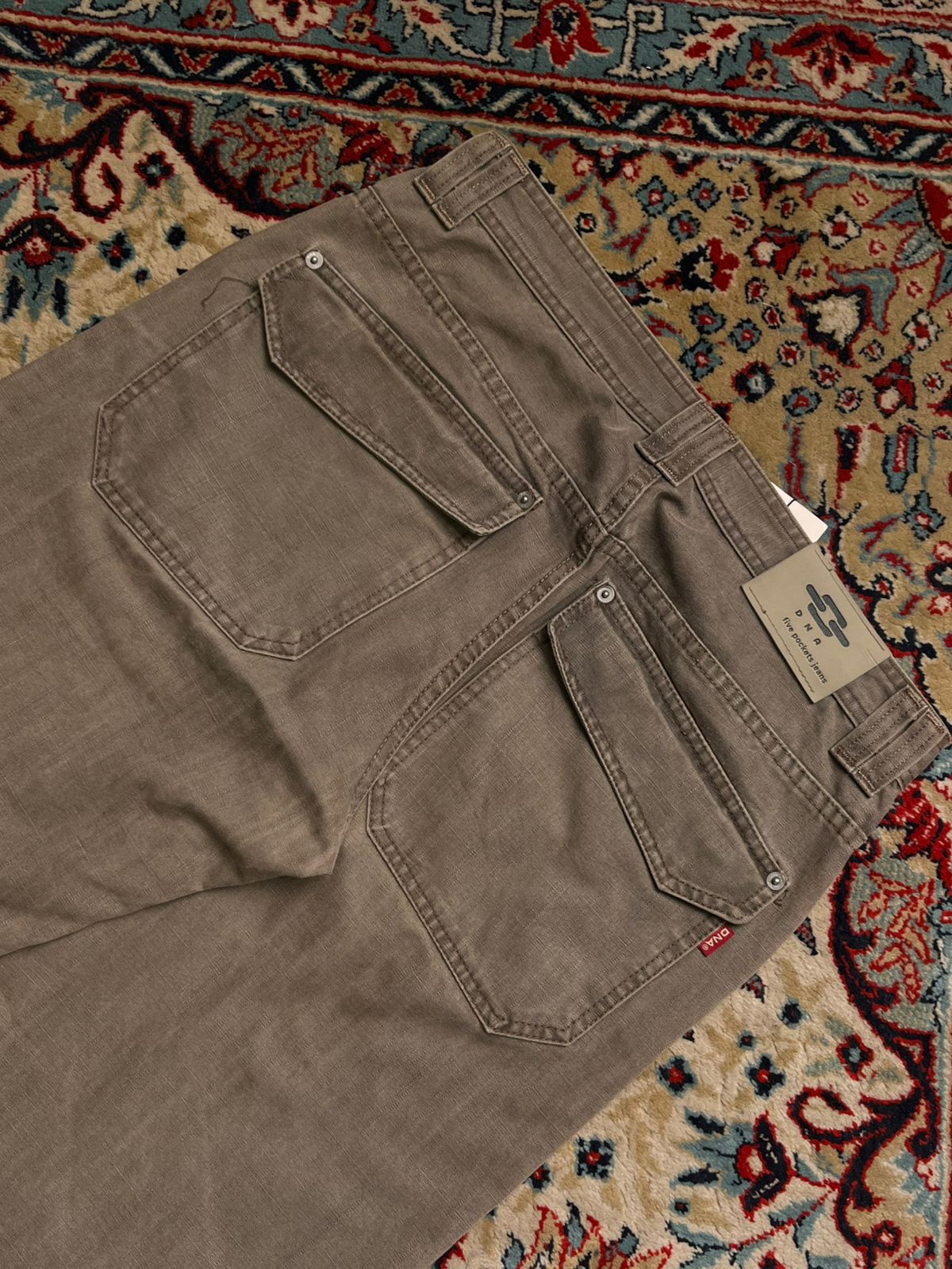 DNA Rusty Light Brown Relaxed Bootcut Fit Jeans