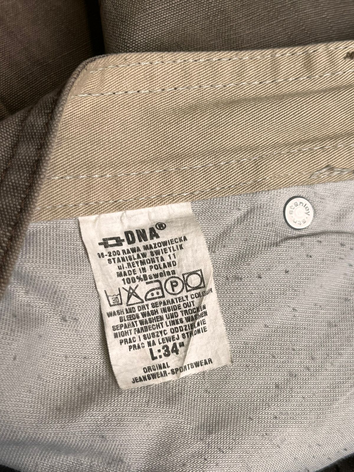 DNA Rusty Light Brown Relaxed Bootcut Fit Jeans