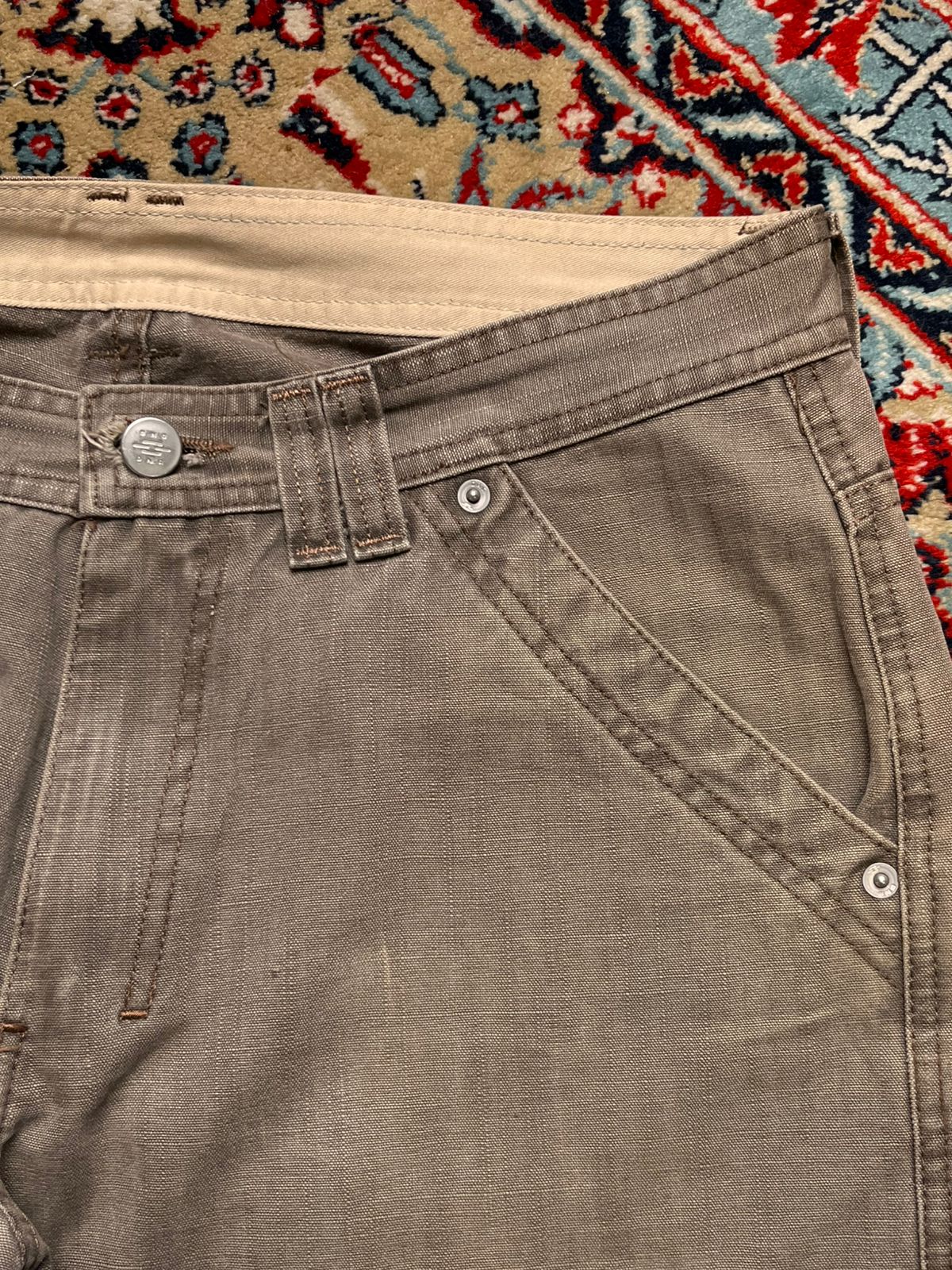 DNA Rusty Light Brown Relaxed Bootcut Fit Jeans