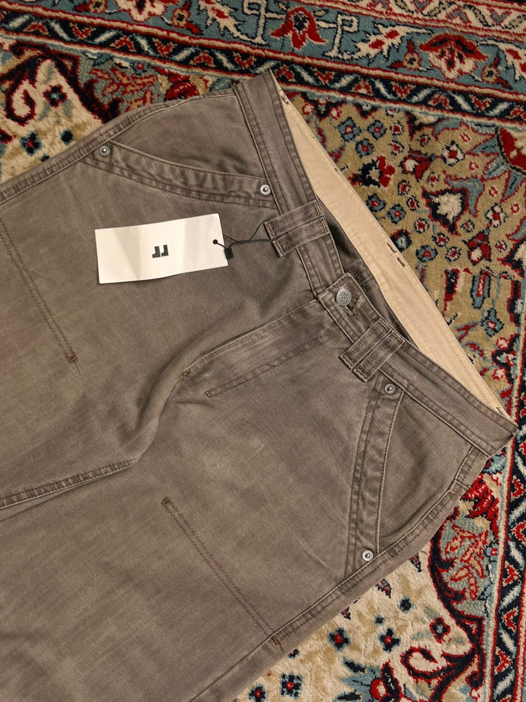 DNA Rusty Light Brown Relaxed Bootcut Fit Jeans