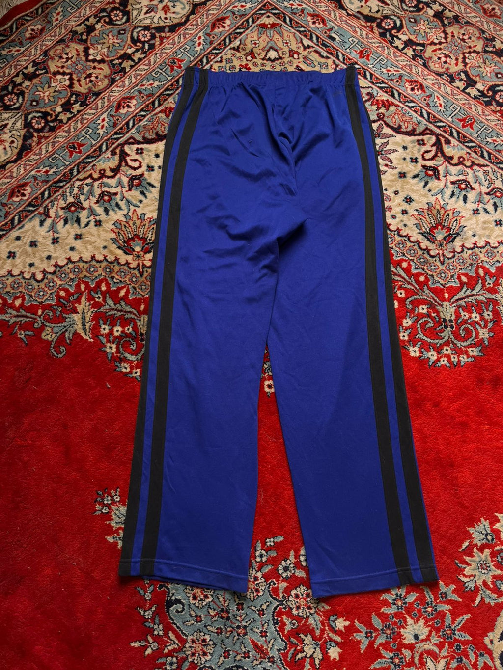 Vintage Adidas Mens Royal Blue Straight Fit Track Pants