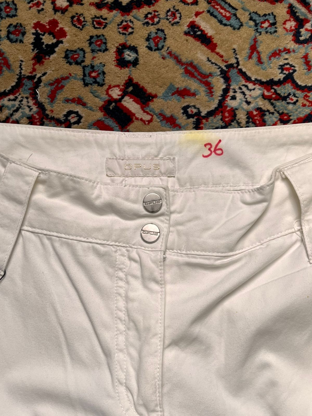 OPUS Julia White Baggy Cargos