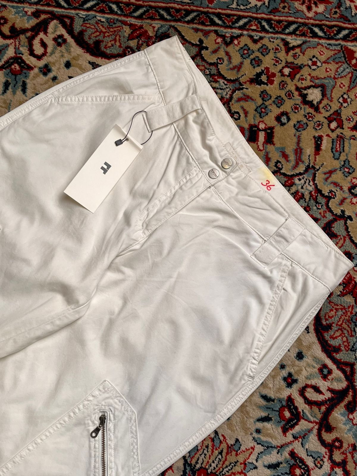 OPUS Julia White Baggy Cargos