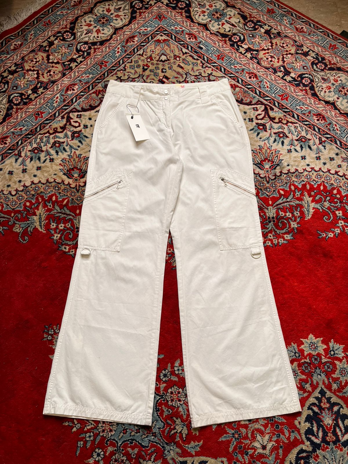 OPUS Julia White Baggy Cargos