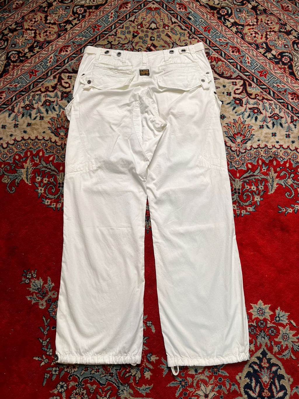 G-Star Raw White Heavyweight Cargos