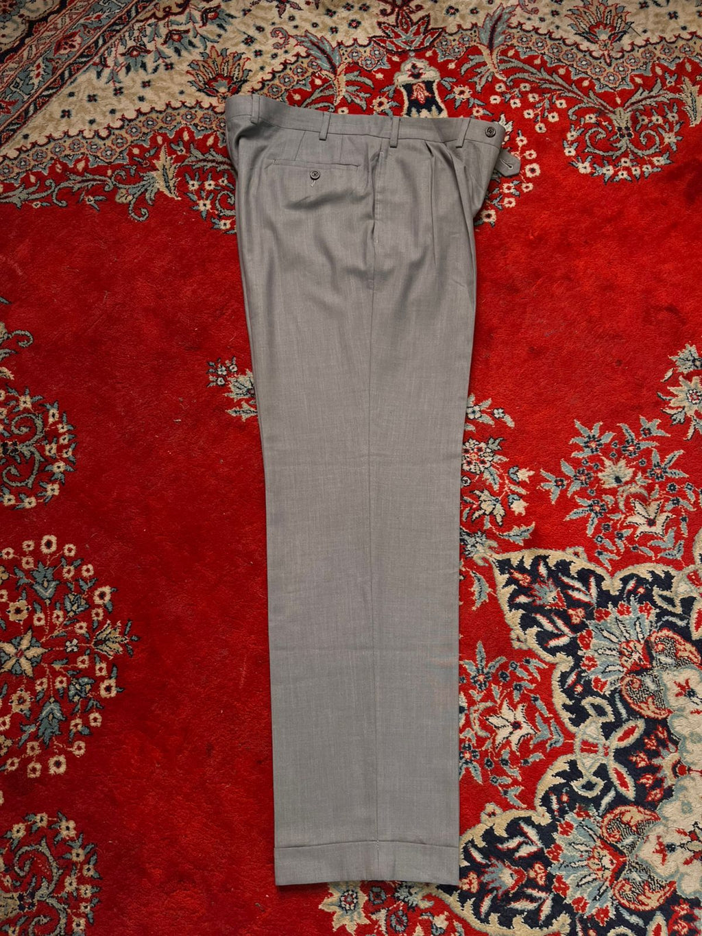 Polo Ralph Lauren Green Label Grey Pleated Dress Pants