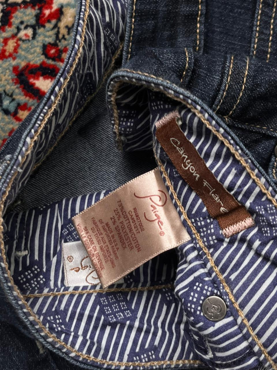 Paige Premium Denim Women's Canyon Flare Jeans