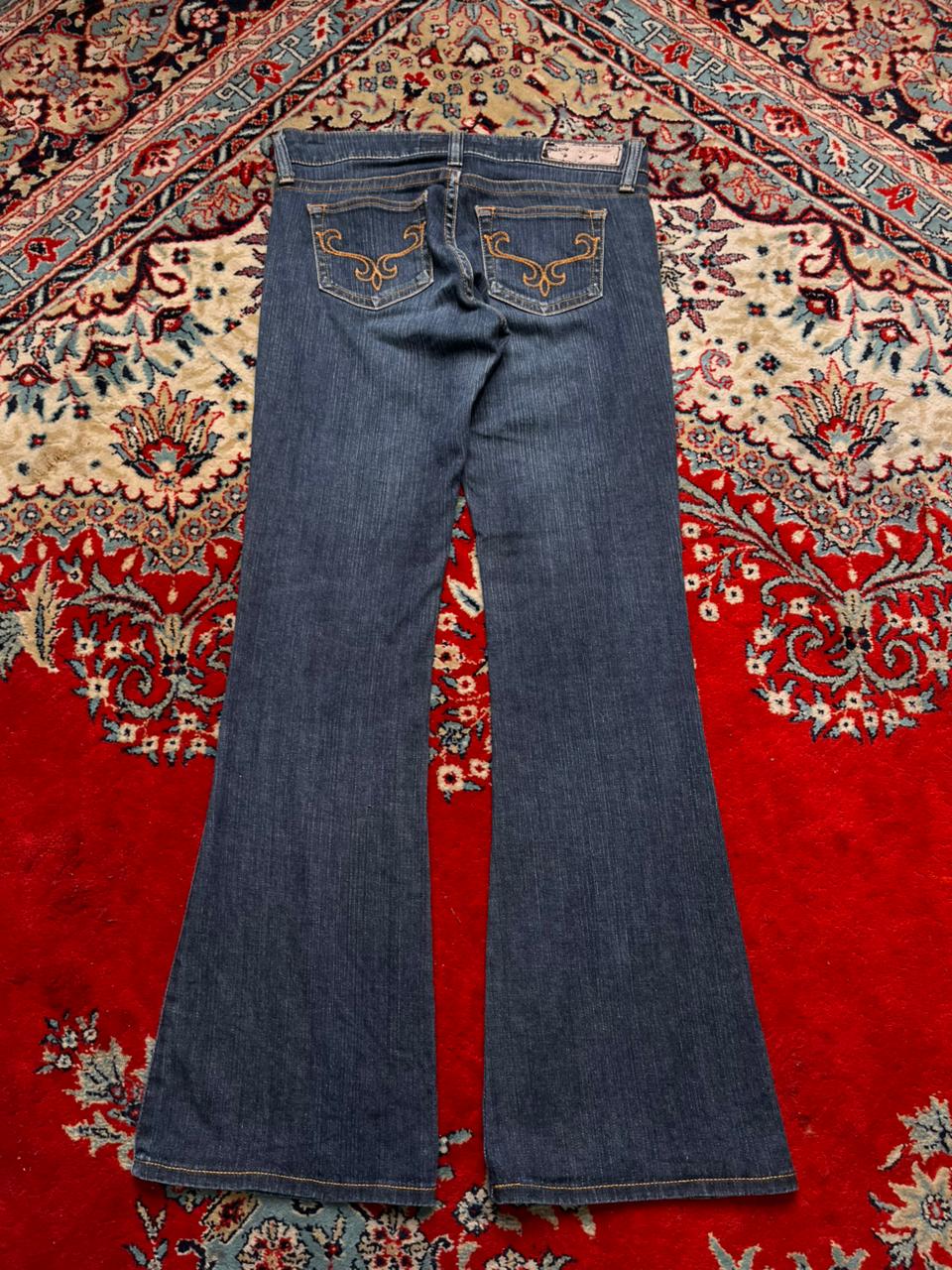 Vienus Jean Women Dark Wash Flare Bootcut Pants