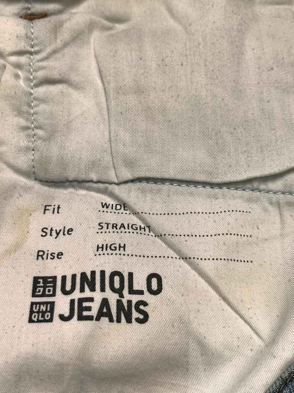 Uniqlo Women Light Blue BAGGY JEANS